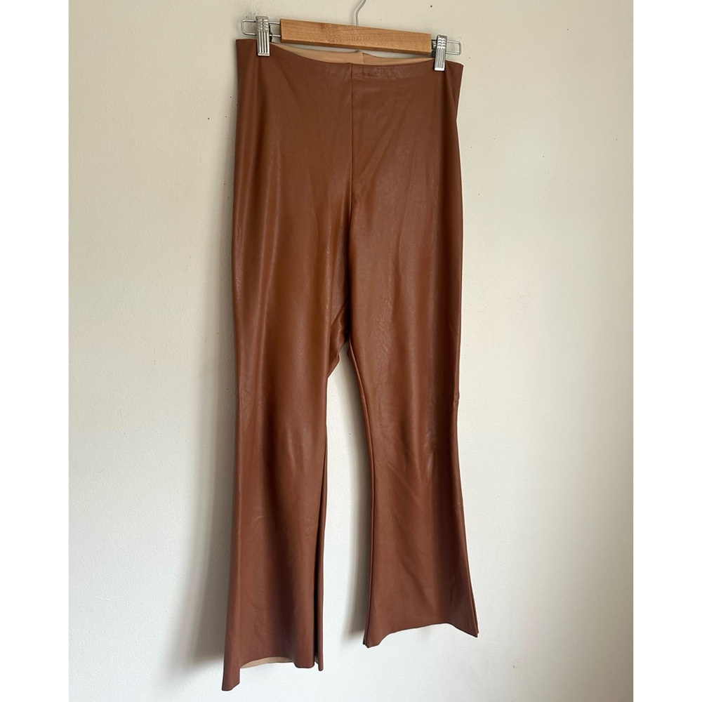 Commando Brown Faux Leather Pants - Picture 7 of 9